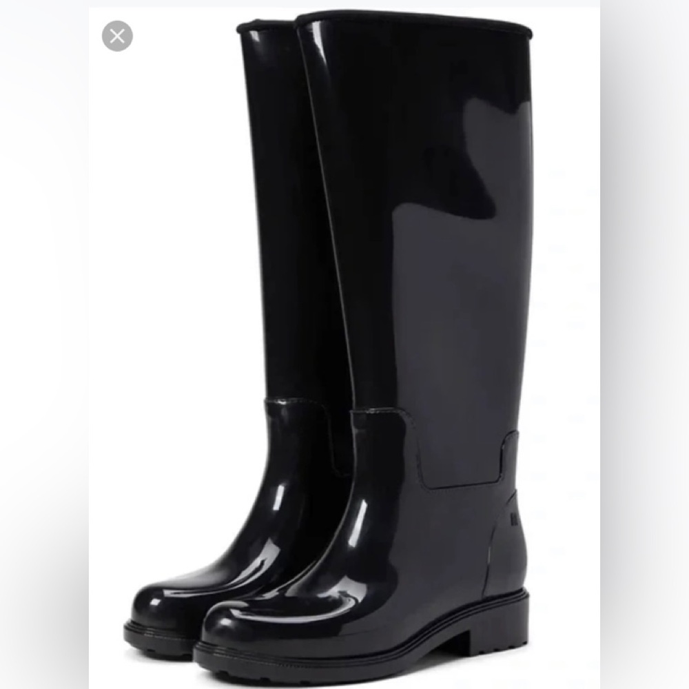 Melissa Black Rain Boots size 9